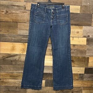 American Eagle Outfitters Medium Blue Wide Leg Jeans